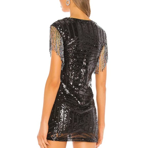 Superdown Carly Fringe Mini Dress - Picture 3 of 5